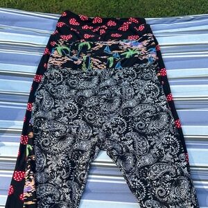 Lot of 3 LuLaRoe Women's Leggings T/C
